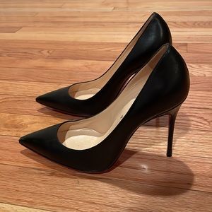 Christian Louboutin black classic pumps